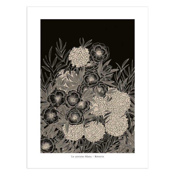 Affiche 30x40 Le Cerisier Blanc
